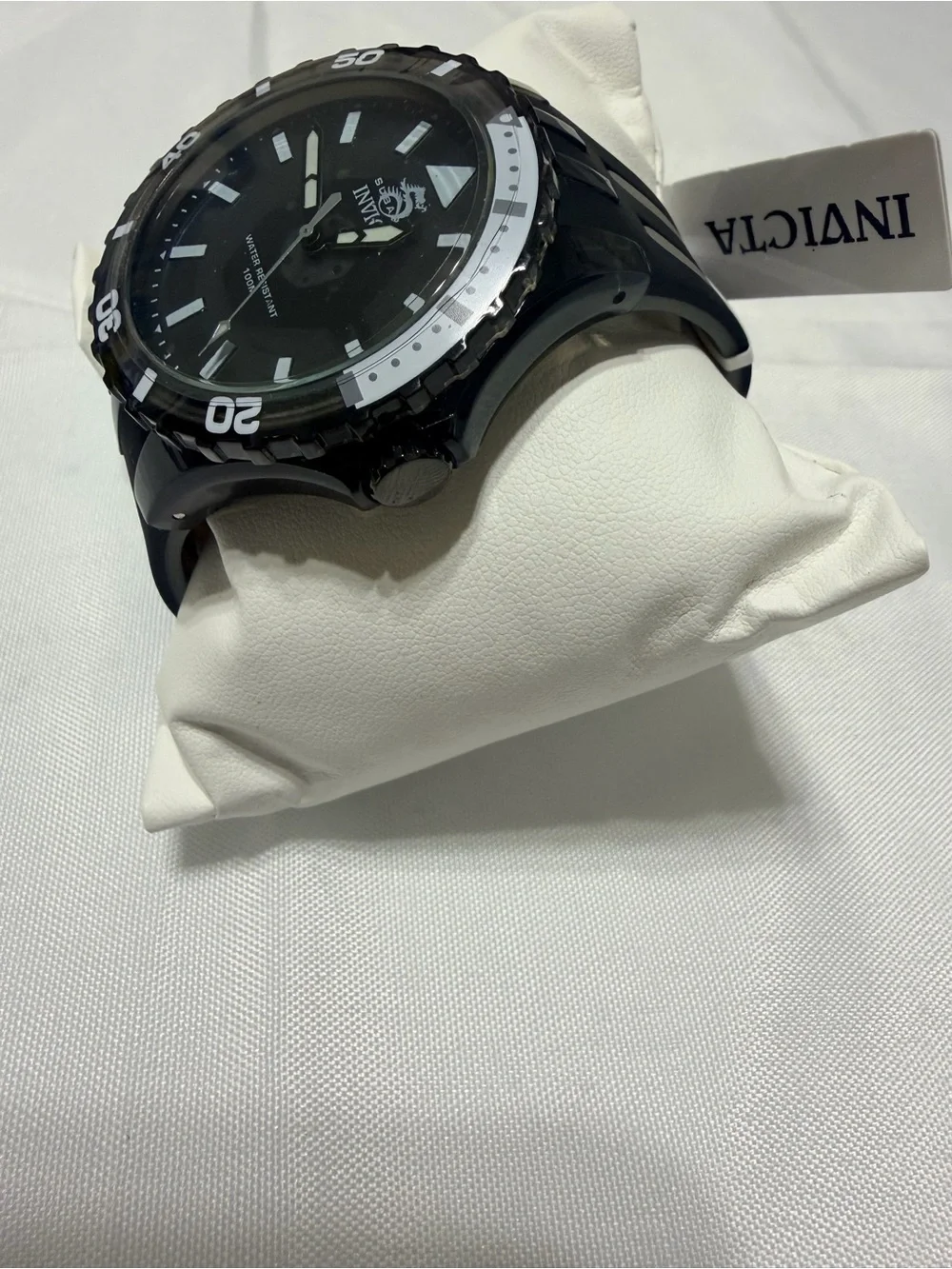 Invicta Subaqua Chromamode Black and White Silicone Sport Watch 44mm